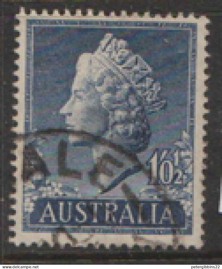 Australia   1955  SG 282d  1'01/2d  Fine Used - Gebruikt