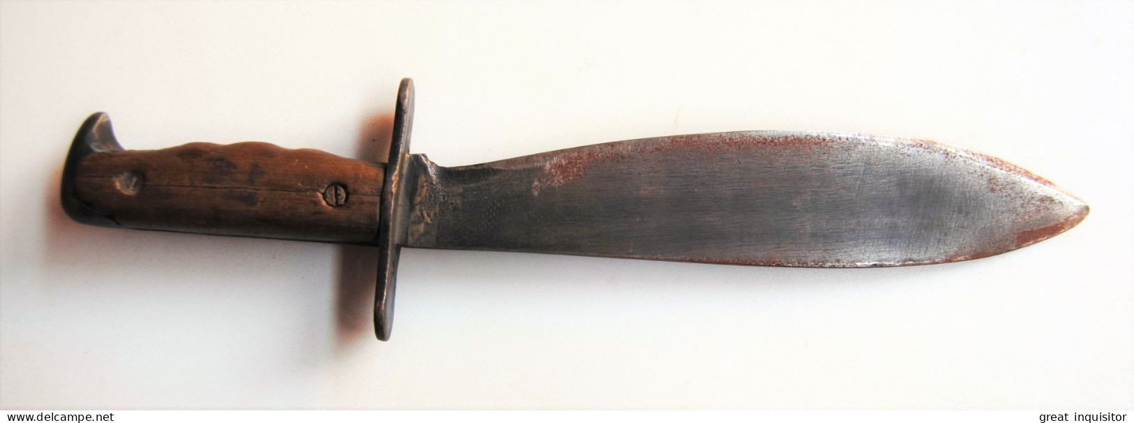 GROSSO COLTELLO-MACHETE “U.S. MODEL 1917 C.T." BOLO KNIFE IN USO AI MILITARI DELL’ESERCITO STATUNITENSE (USA WW1 E WW2)