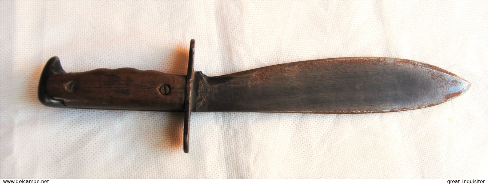 GROSSO COLTELLO-MACHETE “U.S. MODEL 1917 C.T." BOLO KNIFE IN USO AI MILITARI DELL’ESERCITO STATUNITENSE (USA WW1 E WW2)