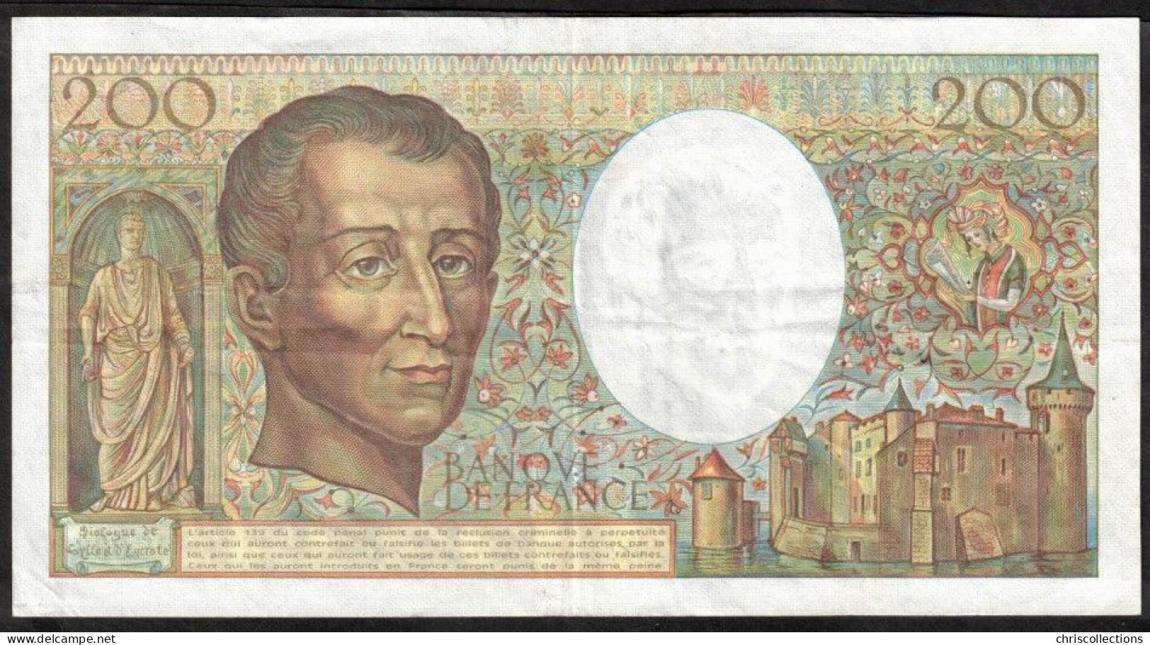 FRANCE - 200 Francs MONTESQUIEU  - 1985 - F : 70/5 - TTB - 200 F 1981-1994 ''Montesquieu''