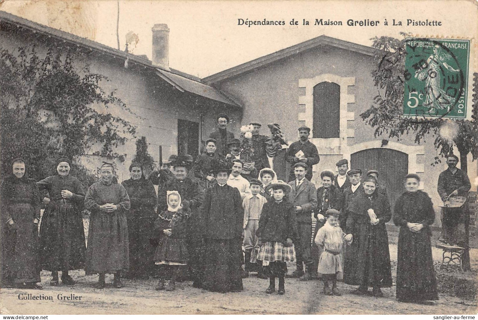 CPA 33 DEPENDANCES DE LA MAISON GRELIER A LA PISTOLETTE - Autres & Non Classés