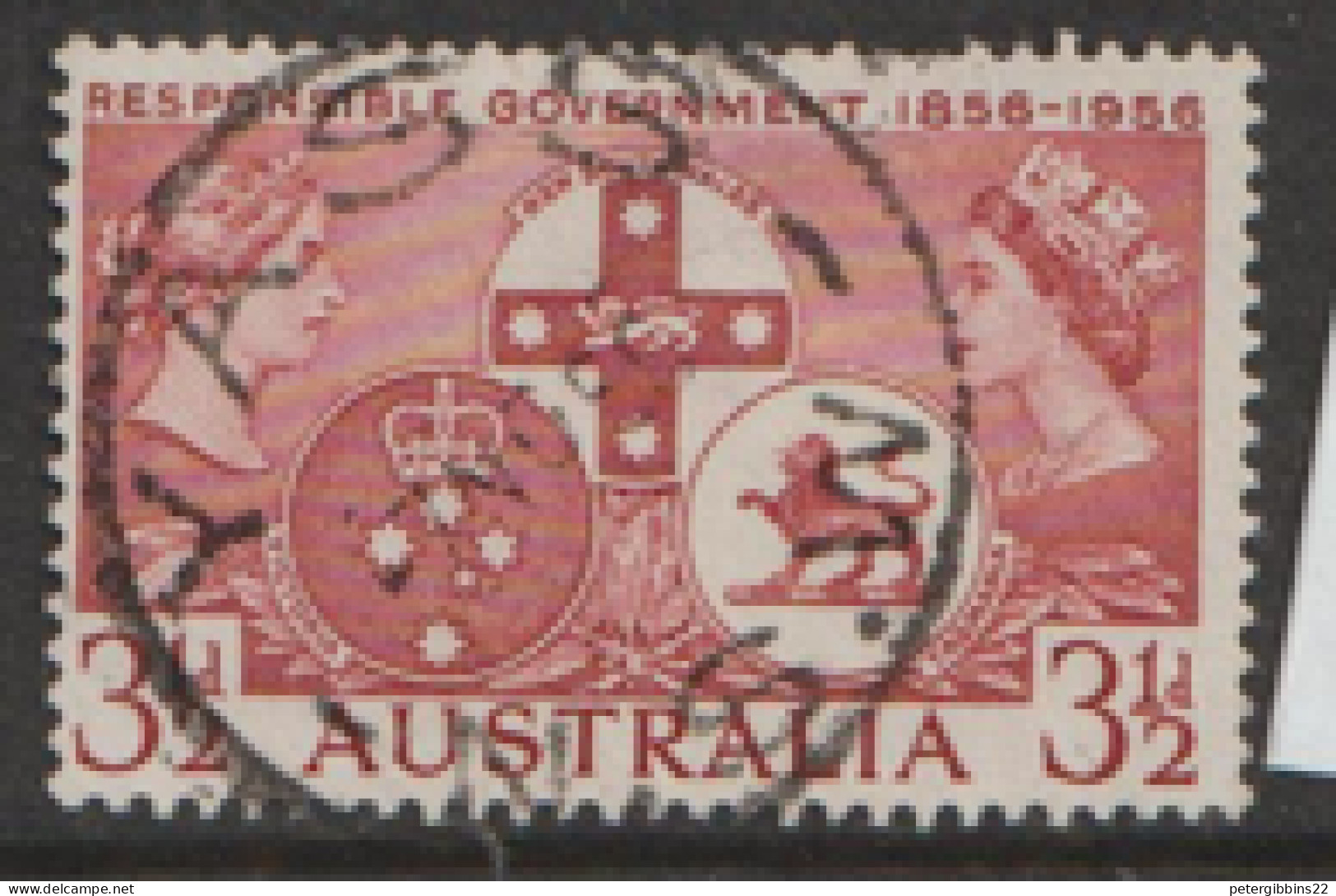 Australia   1956  SG 289  Responsible  Government     Fine Used - Gebruikt