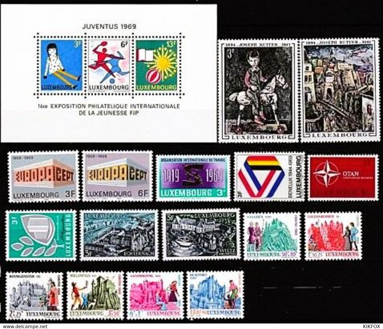 Luxembourg ,Luxemburg 1969 ,KOMPLETT,  Mi 785-803   Year , NEUF**. POSTFRISCH - Full Years