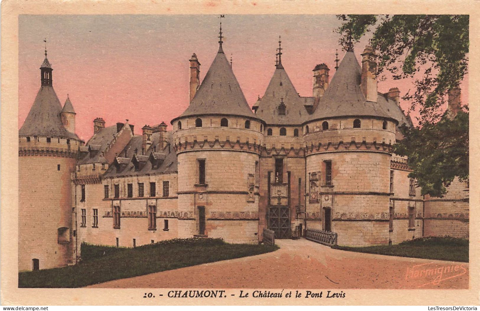 FRANCE - Chaumont - Le Château Et Le Pont Levis - Colorisé - Carte Postale Ancienne - Chaumont