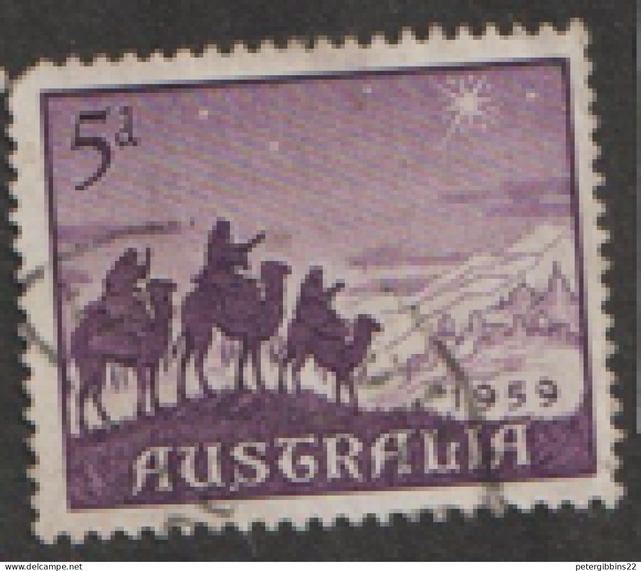 Australia   1959  SG 333    Christmas    Fine Used - Usados