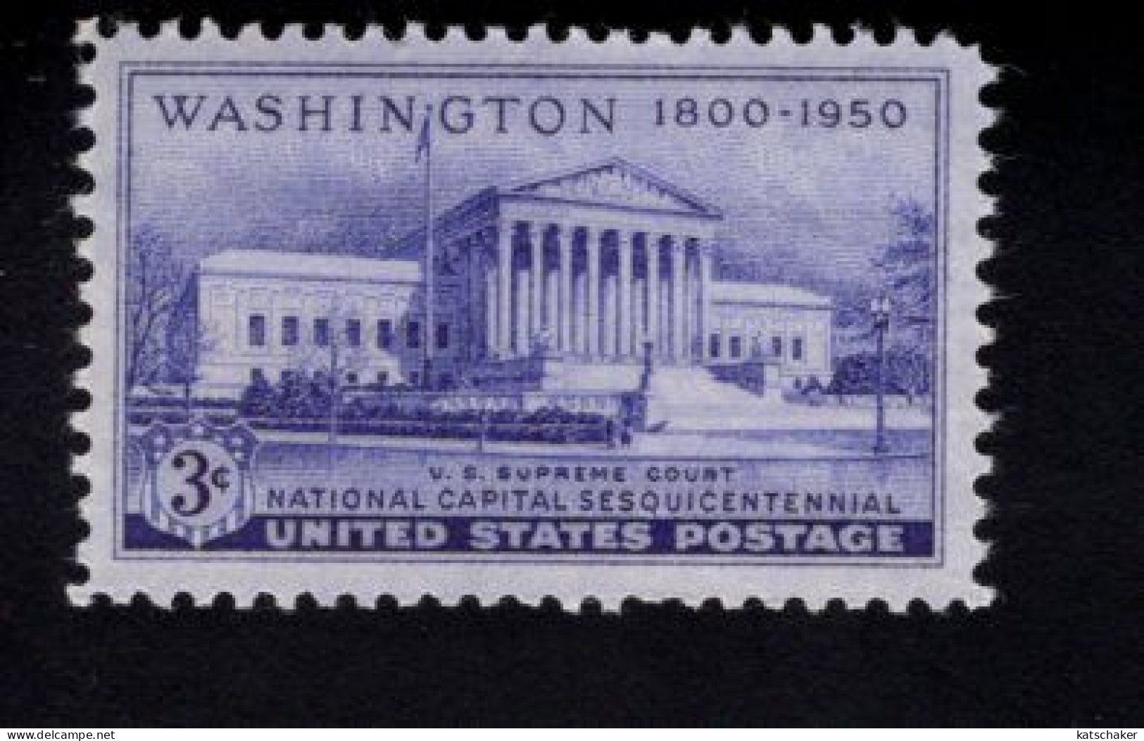 205956879 1950 SCOTT 991 (XX) POSTFRIS MINT  NEVER HINGED  -  NATIONAL CAPITAL SESQUICENTENNIAL ISSUE - Unused Stamps