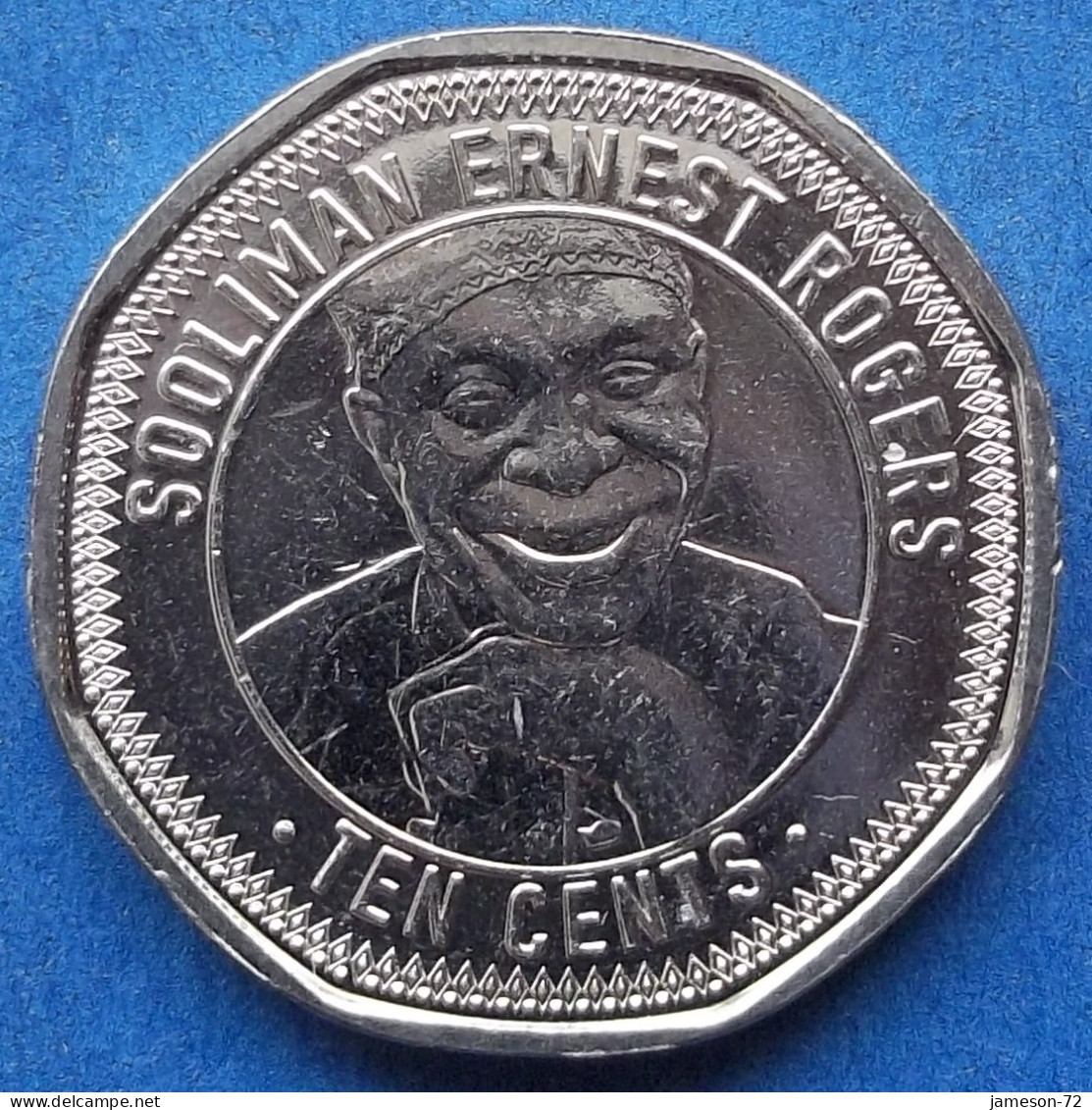 SIERRA LEONE - 10 Cents 2022 "Sooliman Ernest Rogers" KM# 505 Monetary Reform (2022) - Edelweiss Coins - Sierra Leone