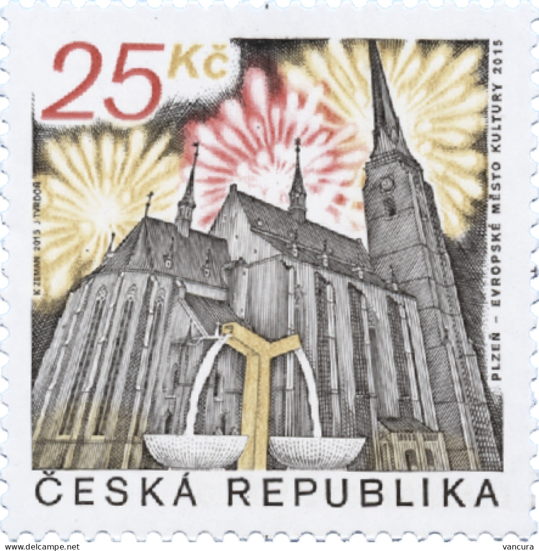 ** 837 Czech Republic Plzen/Pilsen - City Of Culture 2015 Pilsen Cathedral Home Of The Pilsen Beer - Bières