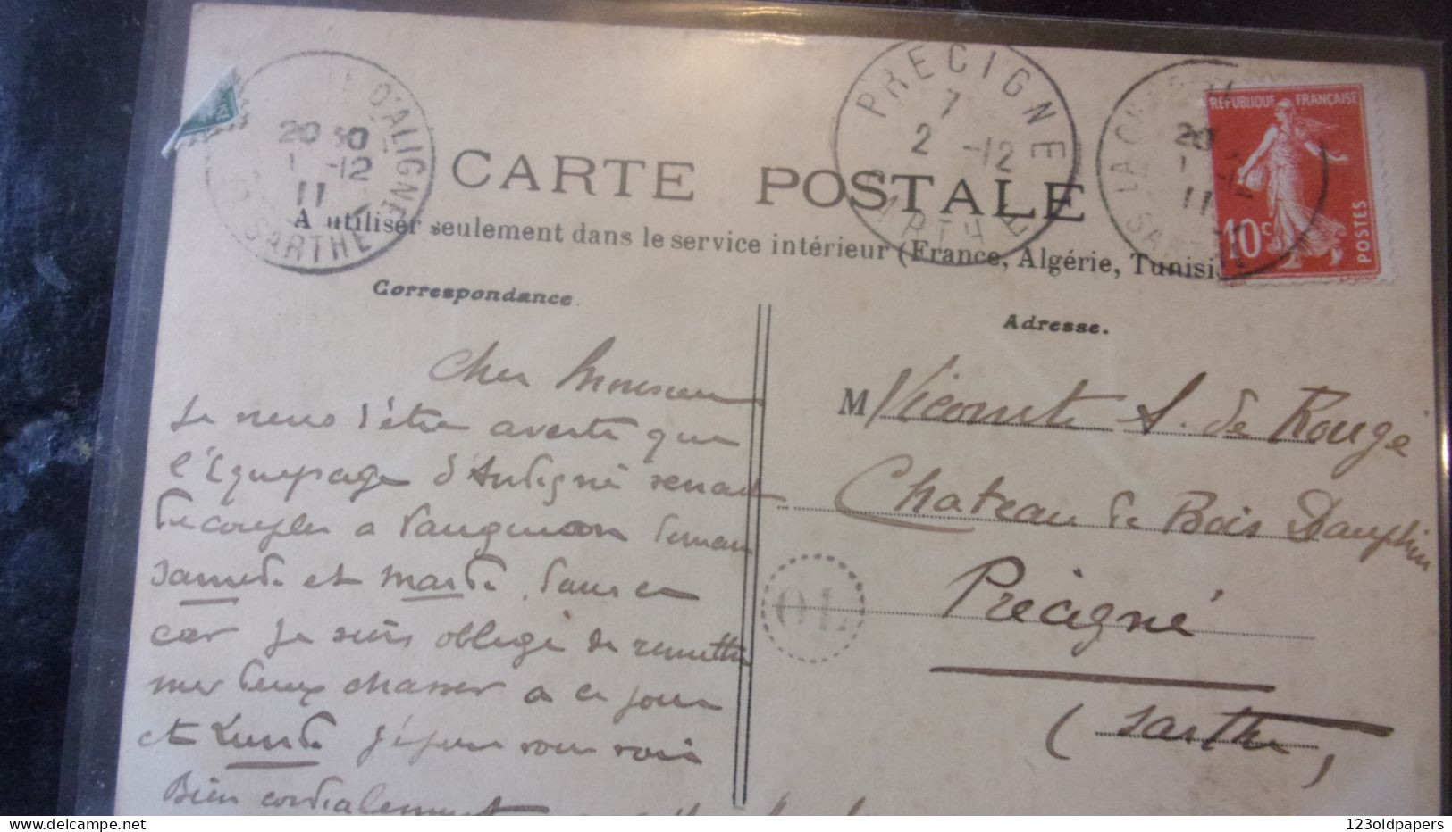 DOG CHIEN BASSETS BLEUS DE GASCOGNE APPARTENANT A MR ALAIN BOURBON 1911 - Hunde