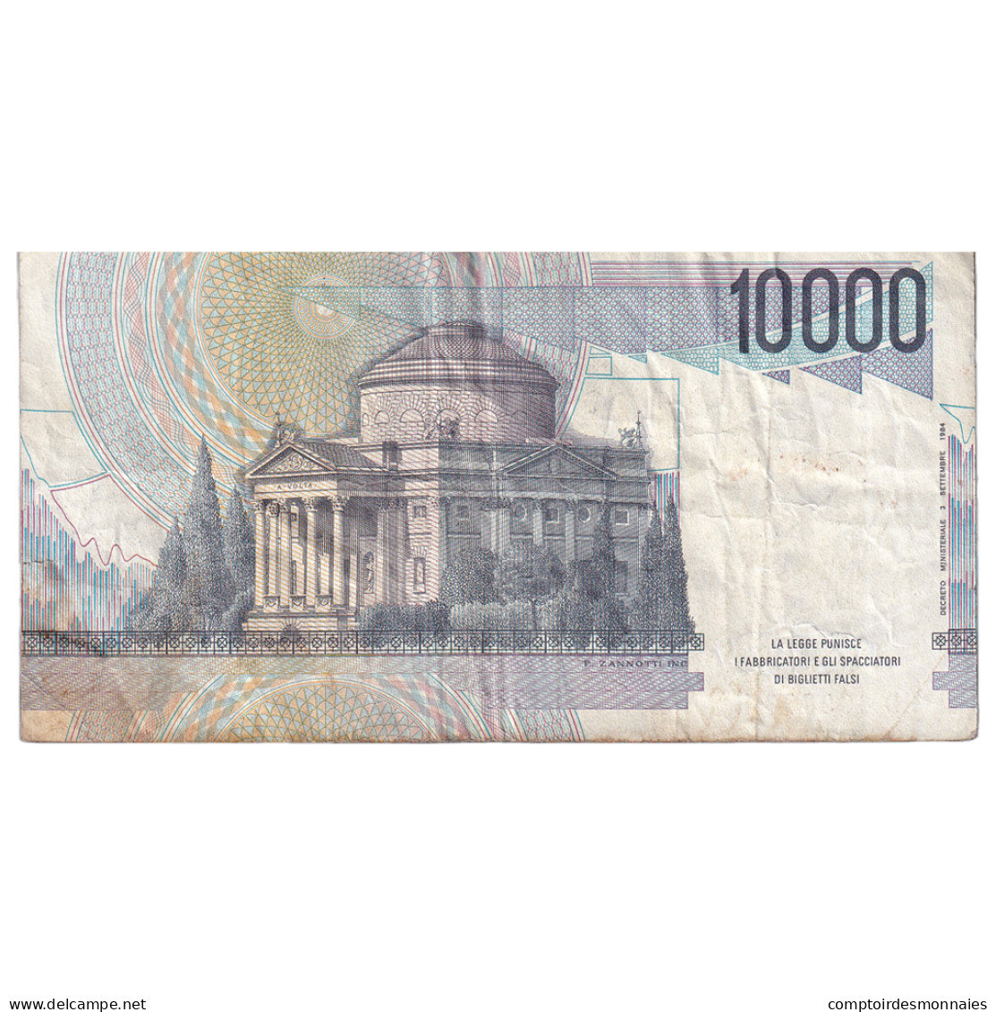 Billet, Italie, 10,000 Lire, 1984, 1984-09-03, KM:112b, TB - 10000 Lire