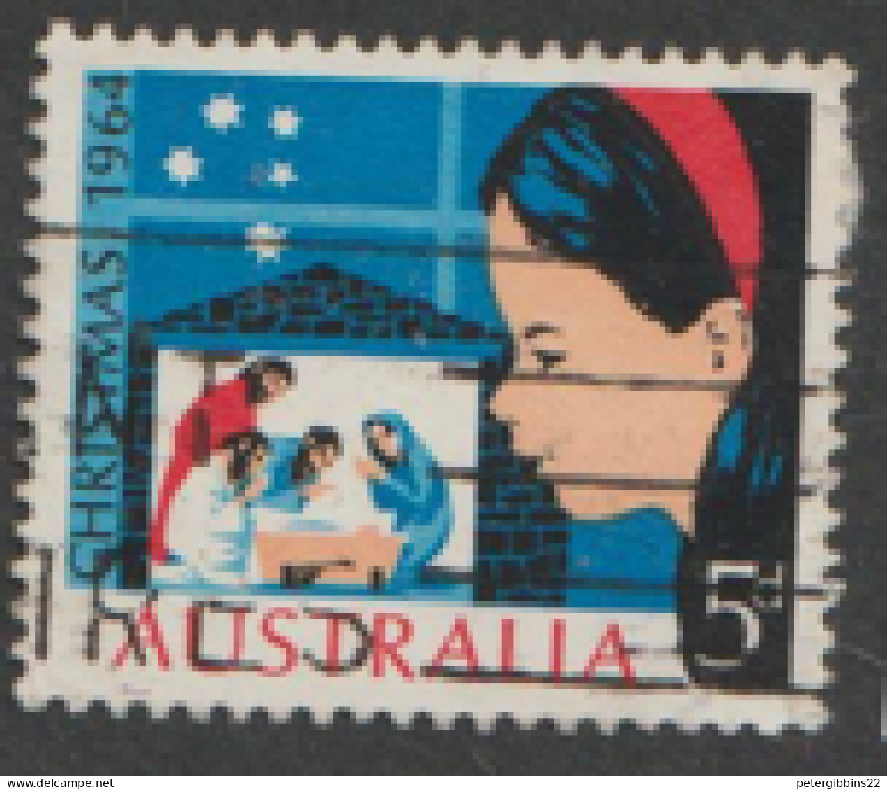 Australia   1964  SG 372  Christmas     Fine Used - Usados