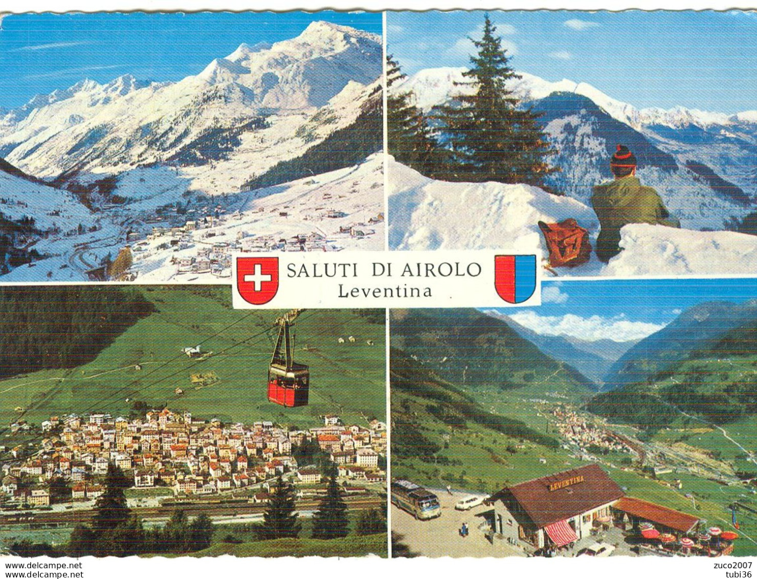 AIROLO - LEVENTINA - 4 VEDUTE -VIAGGIATA 1967 - ITALIA - Airolo