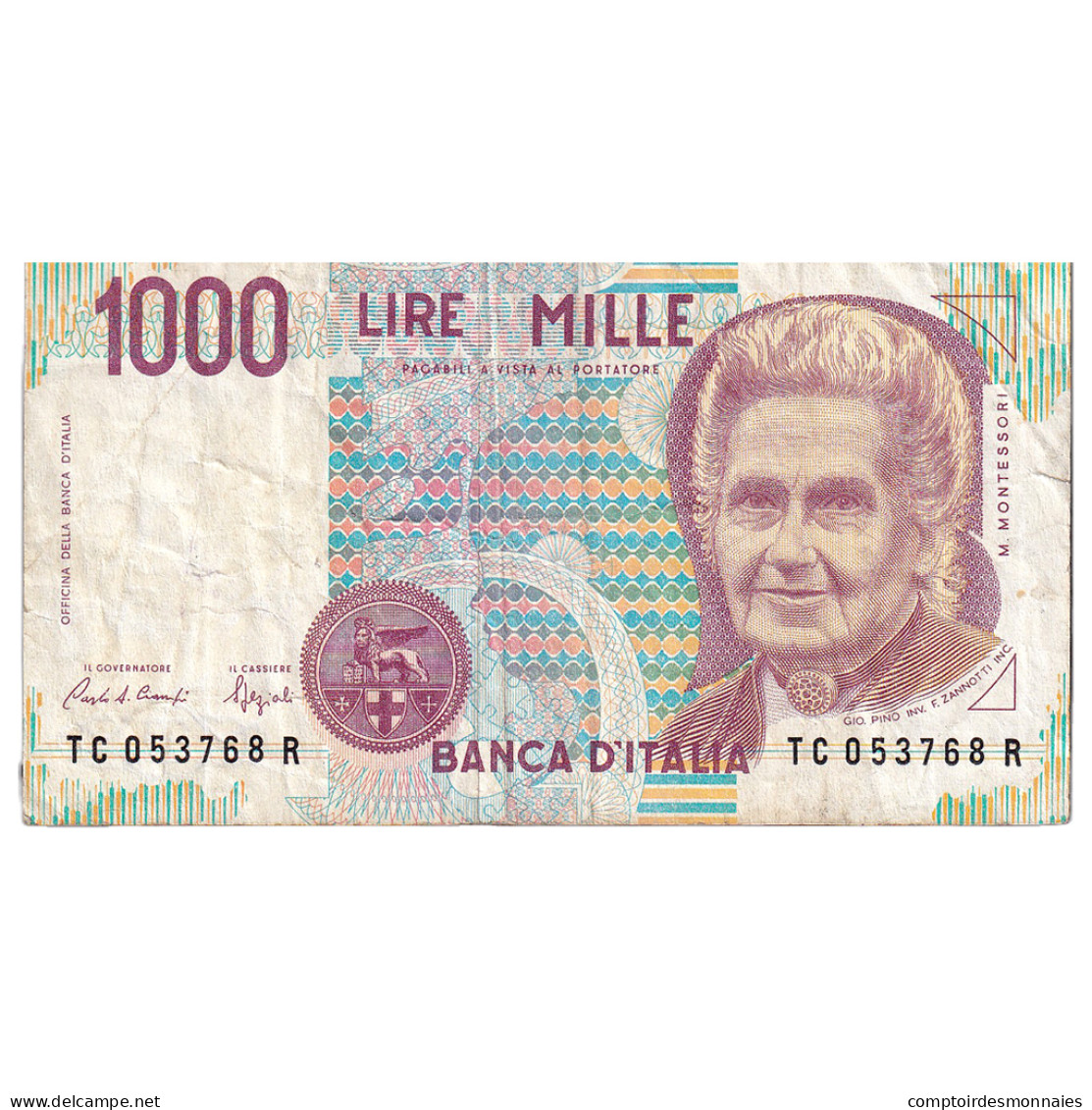 Billet, Italie, 1000 Lire, 1990-1993, KM:114a, TB - 1.000 Lire