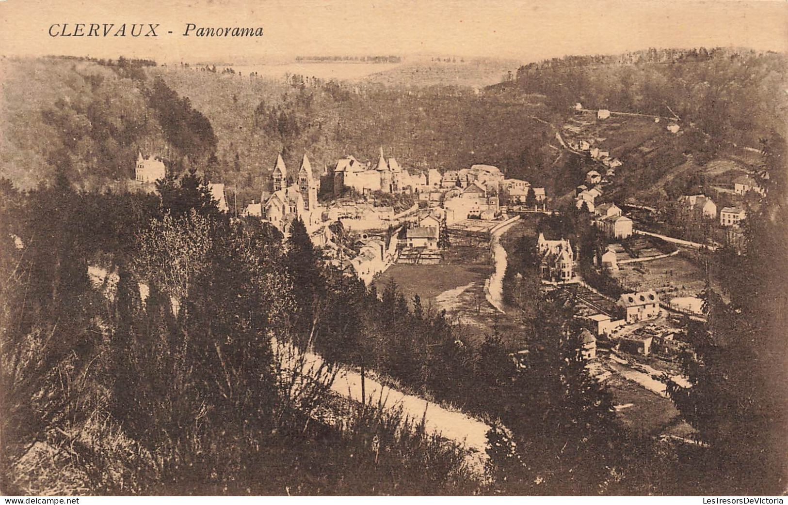 LUXEMBOURG - Clervaux - Panorama - Carte Postale Ancienne - Clervaux