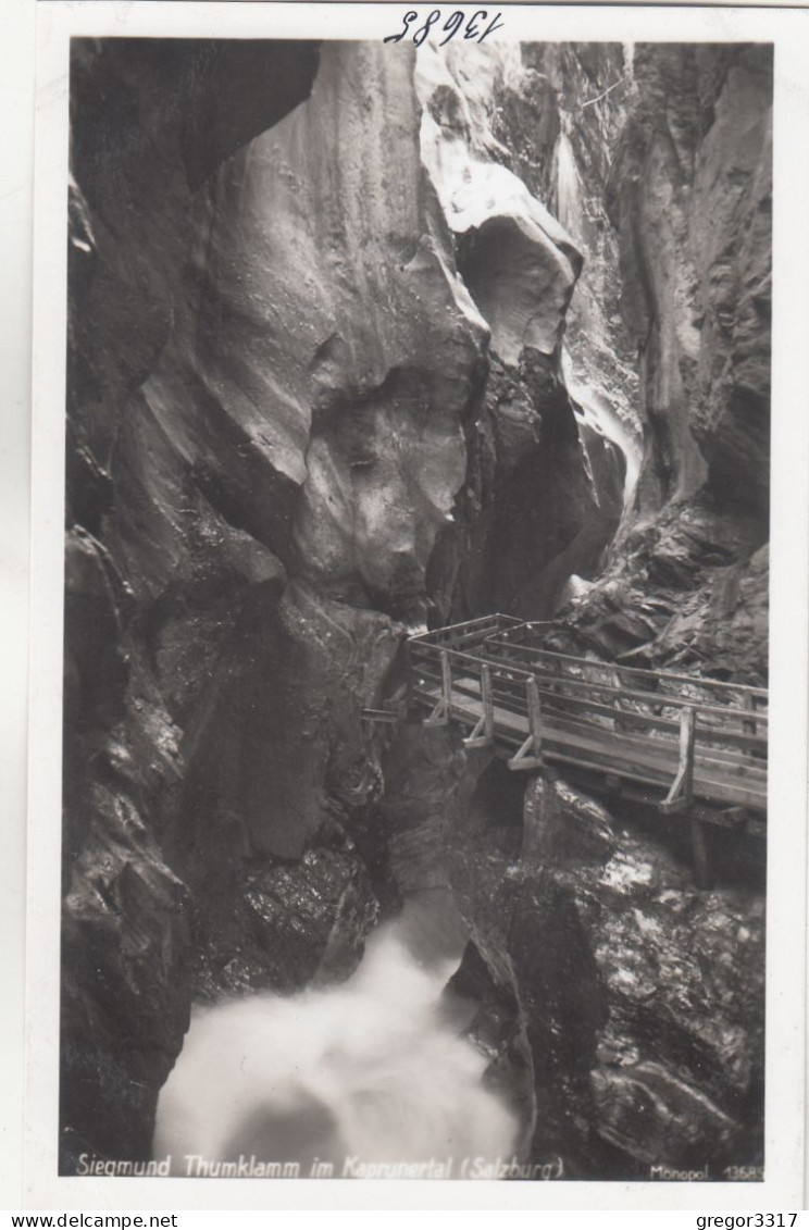 D8878) Siegmund Thumklamm Im KAPRUNERTAL - Kaprun Salzburg - Schöne FOTO AK - Kaprun