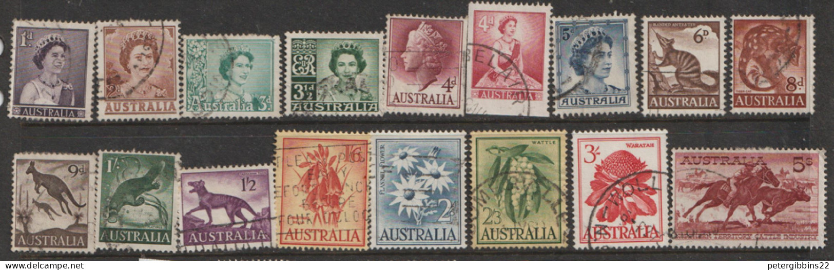 Australia   1968  Various Values   Fine Used - Usados