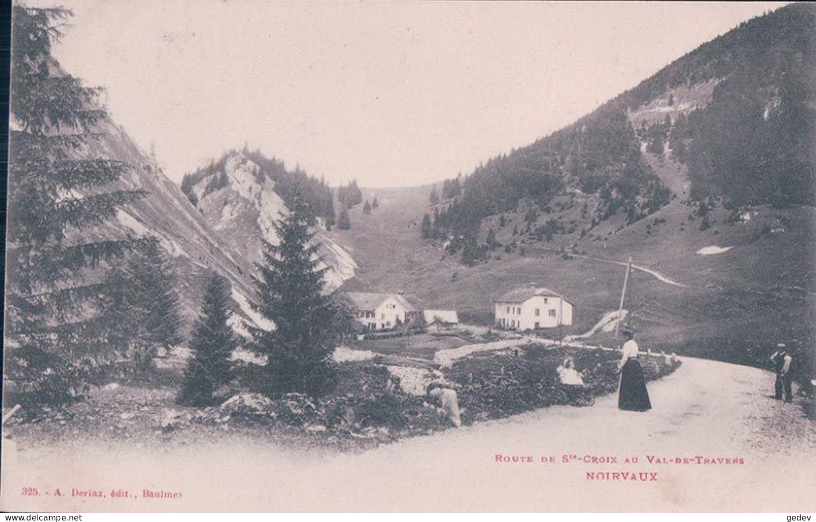 Noirvaux NE, Route De Ste Croix Au Val De Travers (325) - Val-de-Travers