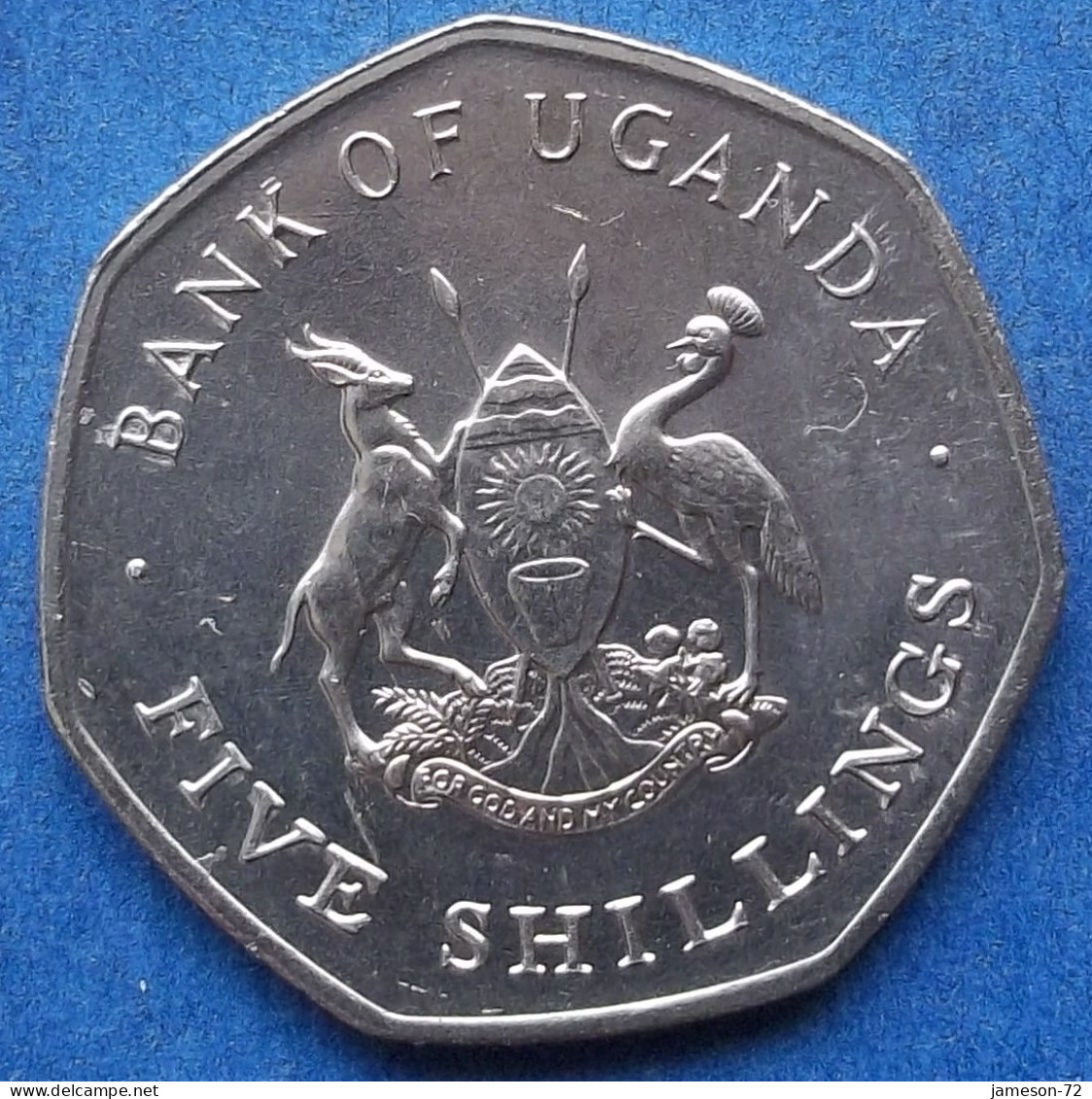 UGANDA - 5 Shillings 1987 KM# 29 Republic (1962) - Edelweiss Coins - Uganda