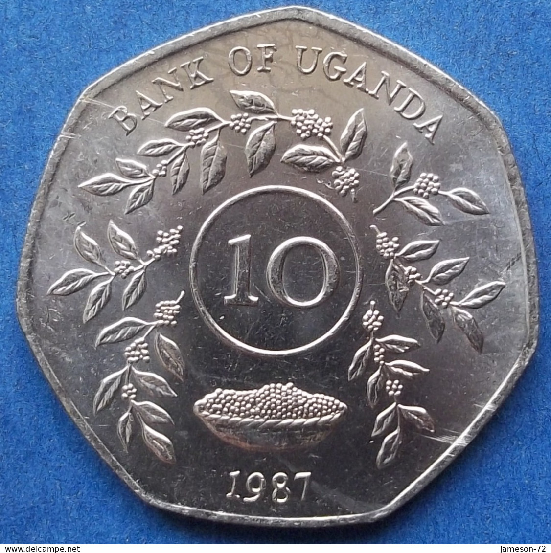 UGANDA - 10 Shillings 1987 KM# 30 Republic (1962) - Edelweiss Coins - Ouganda