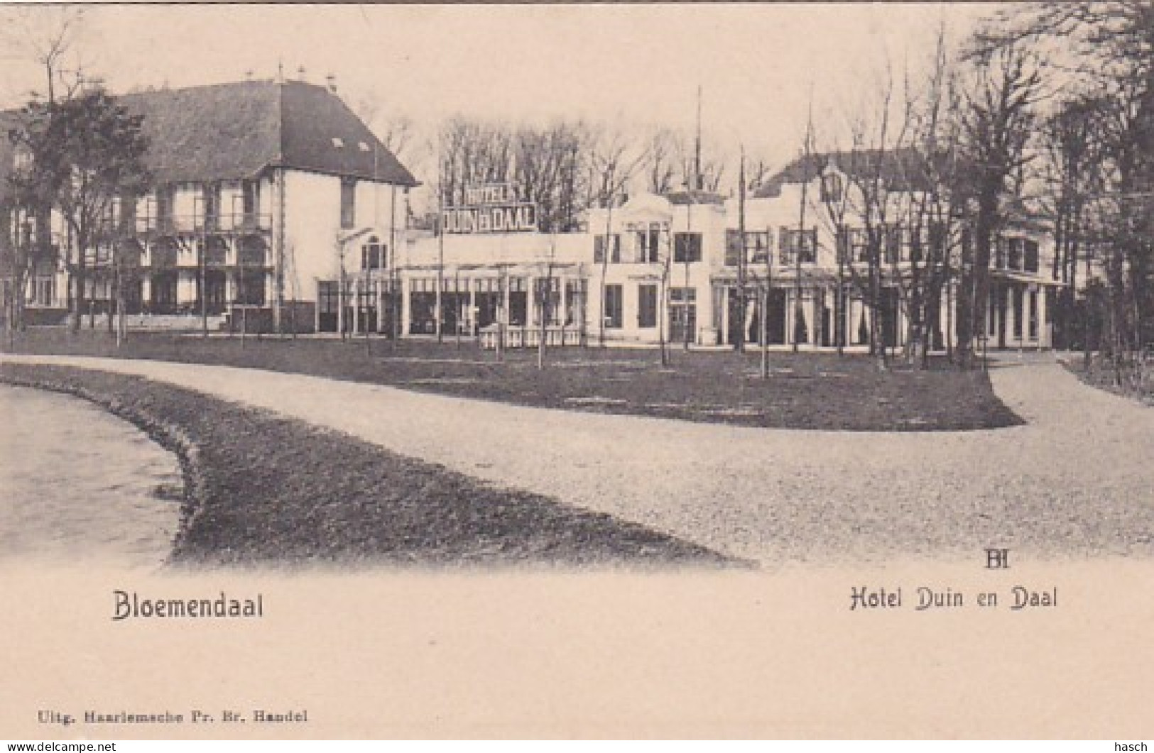 48437Bloemendaal, Hotel Duin En Daal Rond 1900. (minuscule Vouwen In De Hoeken) - Bloemendaal