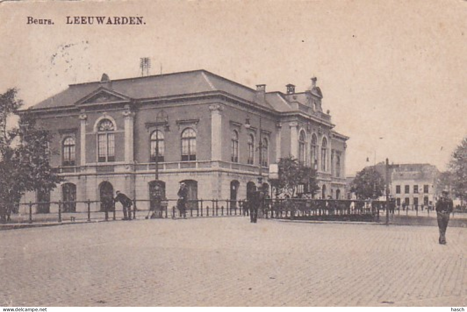 484341Leeuwarden, Beurs. 1912. (zie Hoeken En Randen) - Leeuwarden