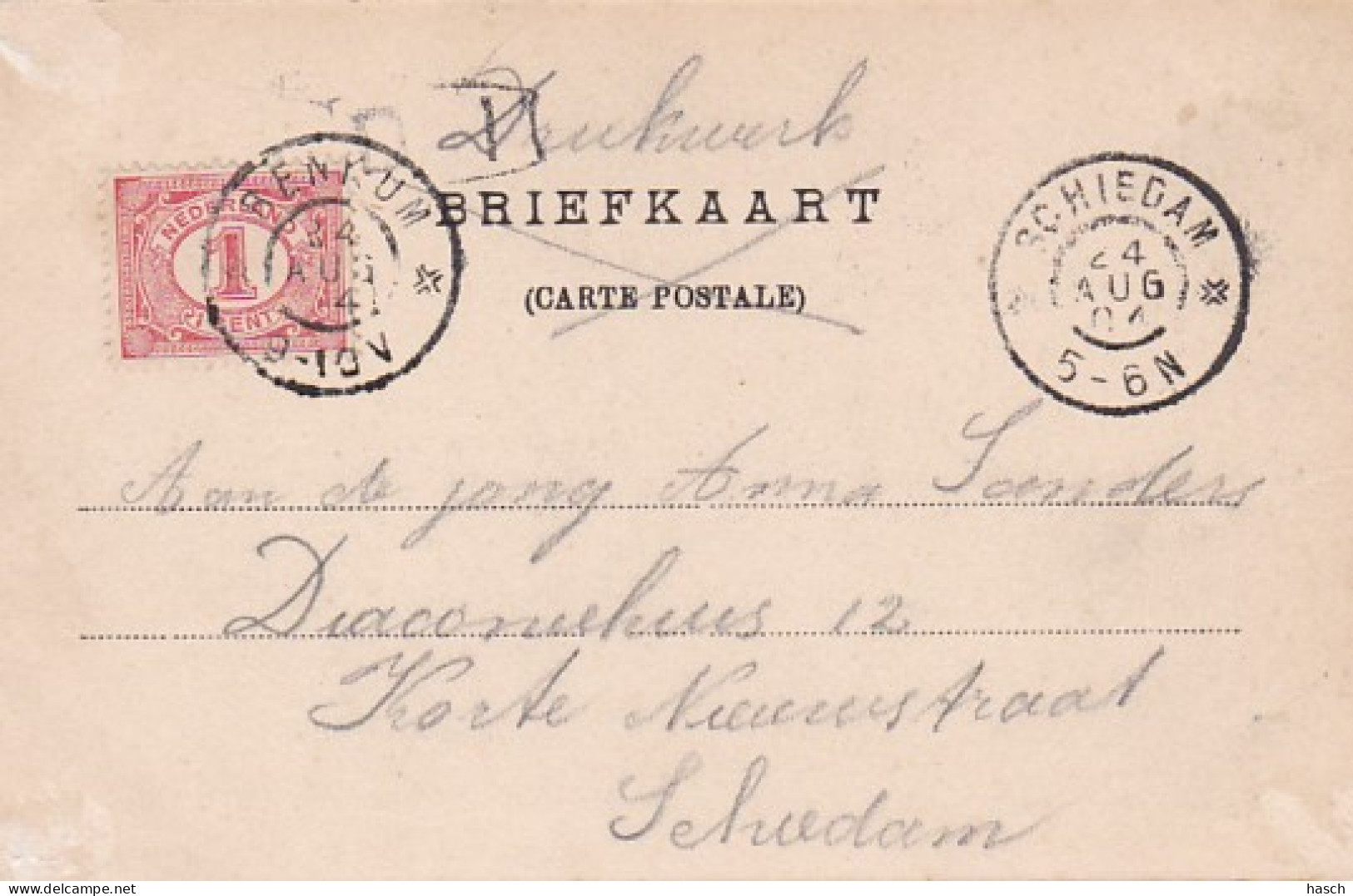 484371Renkum, Sanatorium Oranje Nassauoord. 1904. (zie Hoeken Achterkant) - Renkum
