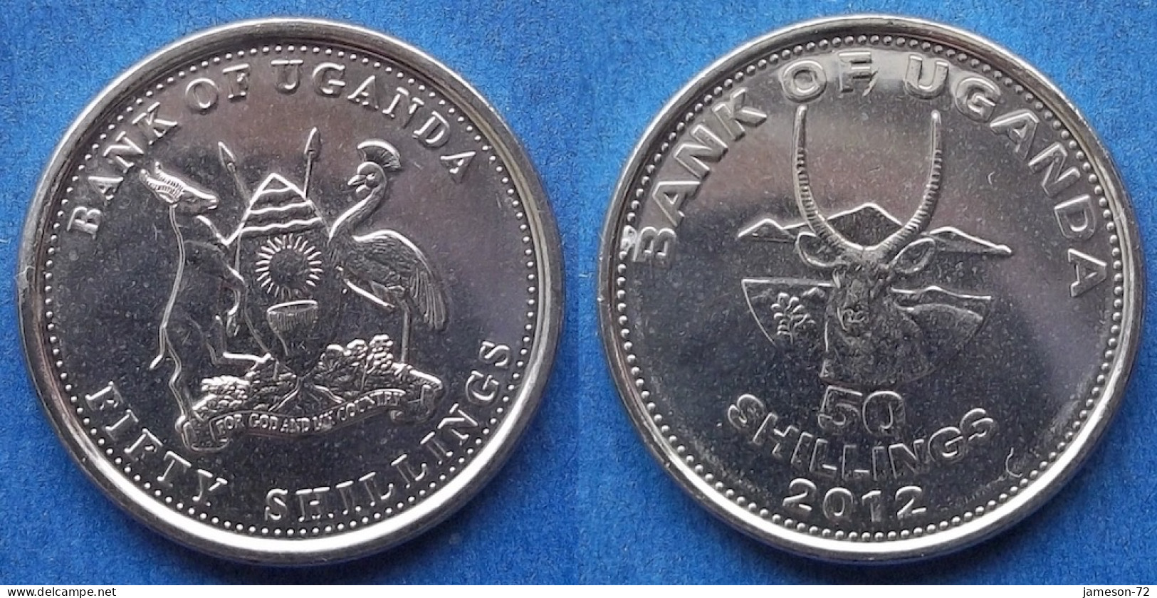 UGANDA - 50 Shillings 2012 KM# 66 Republic (1962) - Edelweiss Coins - Ouganda