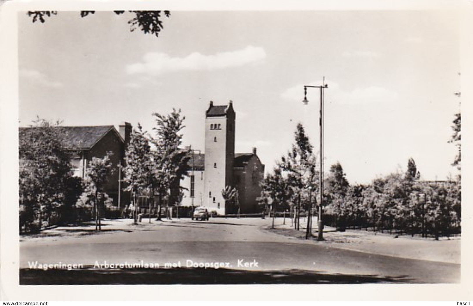 4843211Wageningen, Arboretumlaan Met Doopsgez. Kerk. (zie Achterkant) - Wageningen