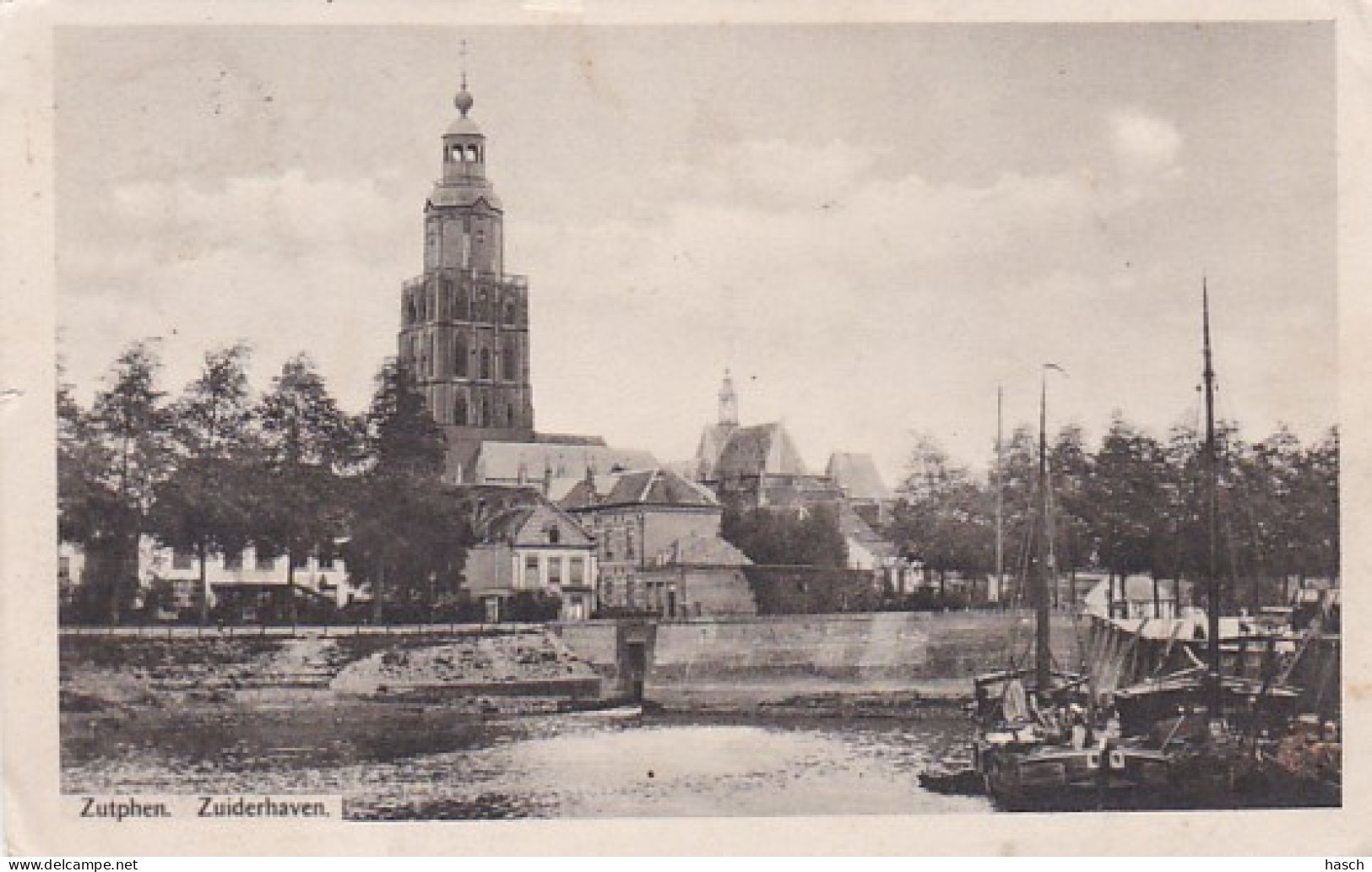 4843215Zutphen, Zuiderhaven. 1919. (zie Hoeken En Randen) - Zutphen