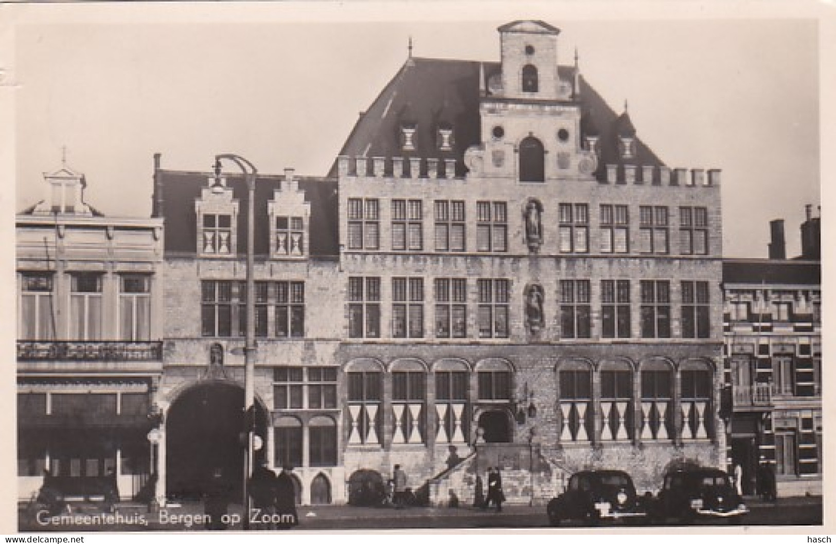 4843221Bergen Op Zoom, Gemeentehuis. (zie Linker Bovenhoek)  - Bergen Op Zoom