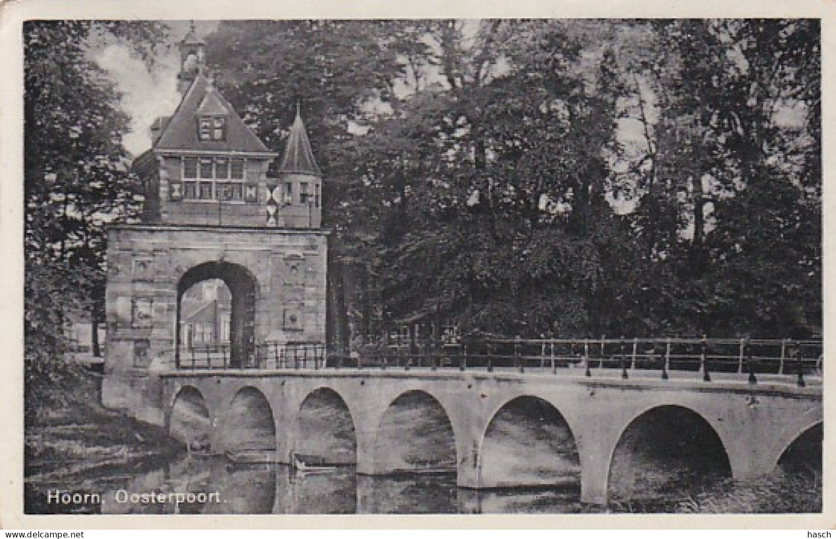 4843252Hoorn, Oosterpoort. 1938. (kleine Vouwen In De Hoeken) - Hoorn