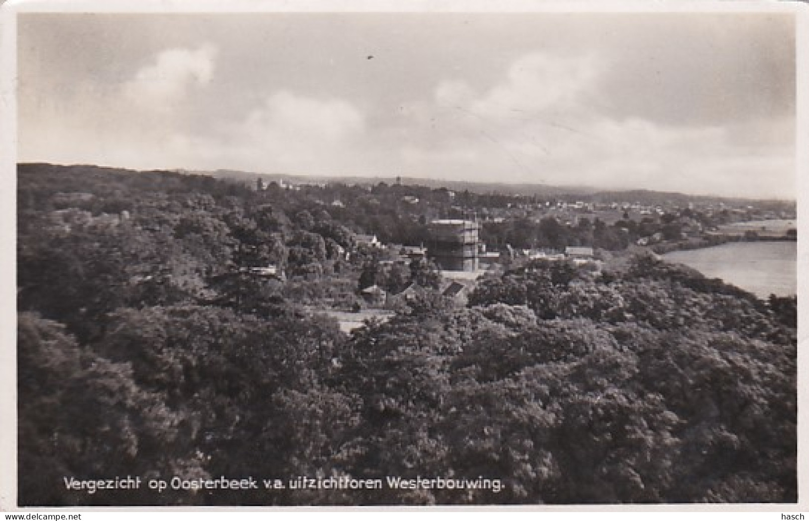 4843320Vergezicht Op Oosterbeek V.a. Uitzichttoren Westerbouwing. 1938.(zie Hoeken En Achterkant) - Oosterbeek