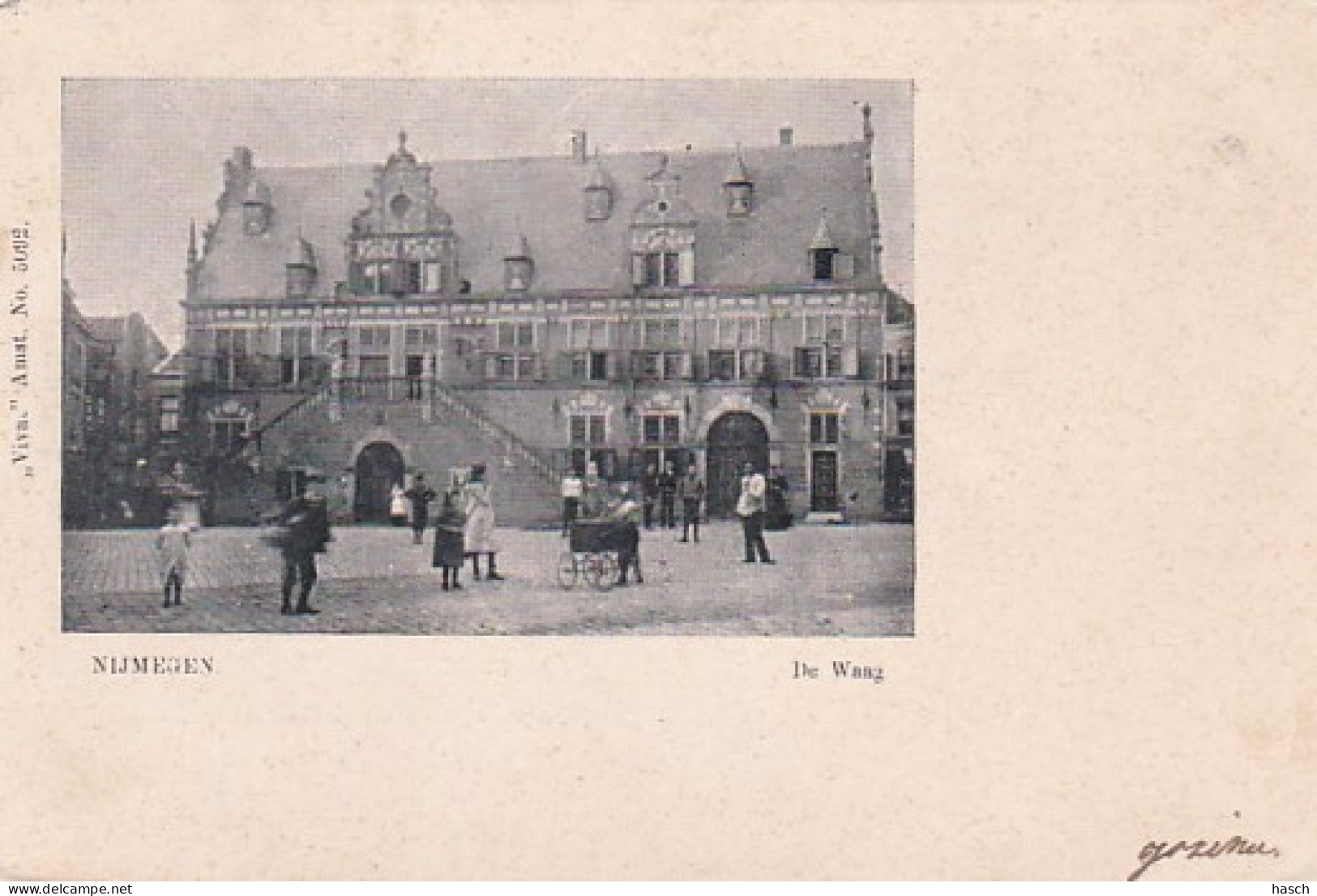 4843341Nijmegen, De Waag Rond 1900.(kleine Vouwen In De Hoeken) - Nijmegen