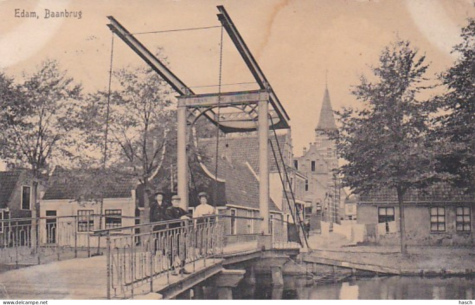 4843396Edam, Baanbrug. (zie Hoeken En Randen) - Edam