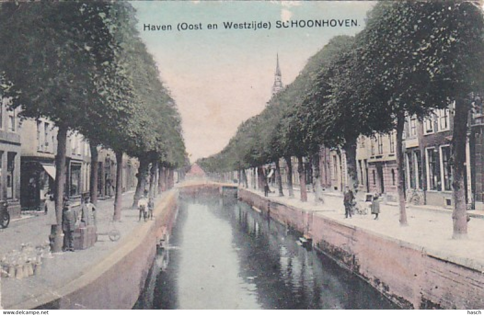 4843413Schoonhoven, Haven (Oost En Westzijde)(zie Hoeken En Randen) - Schoonhoven