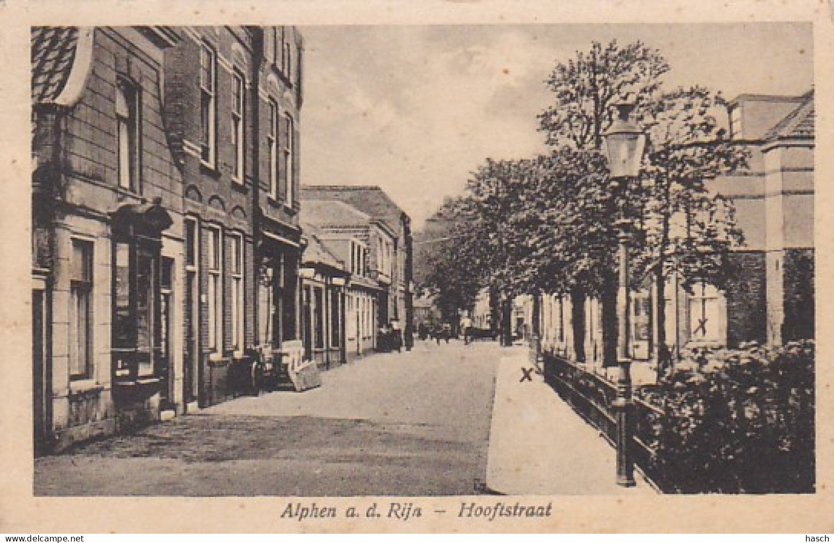 4843415Alphen A. D. Rijn, Hooftstraat. 1925.(zie XX, Kleine Vouwen In De Hoeken) - Alphen A/d Rijn