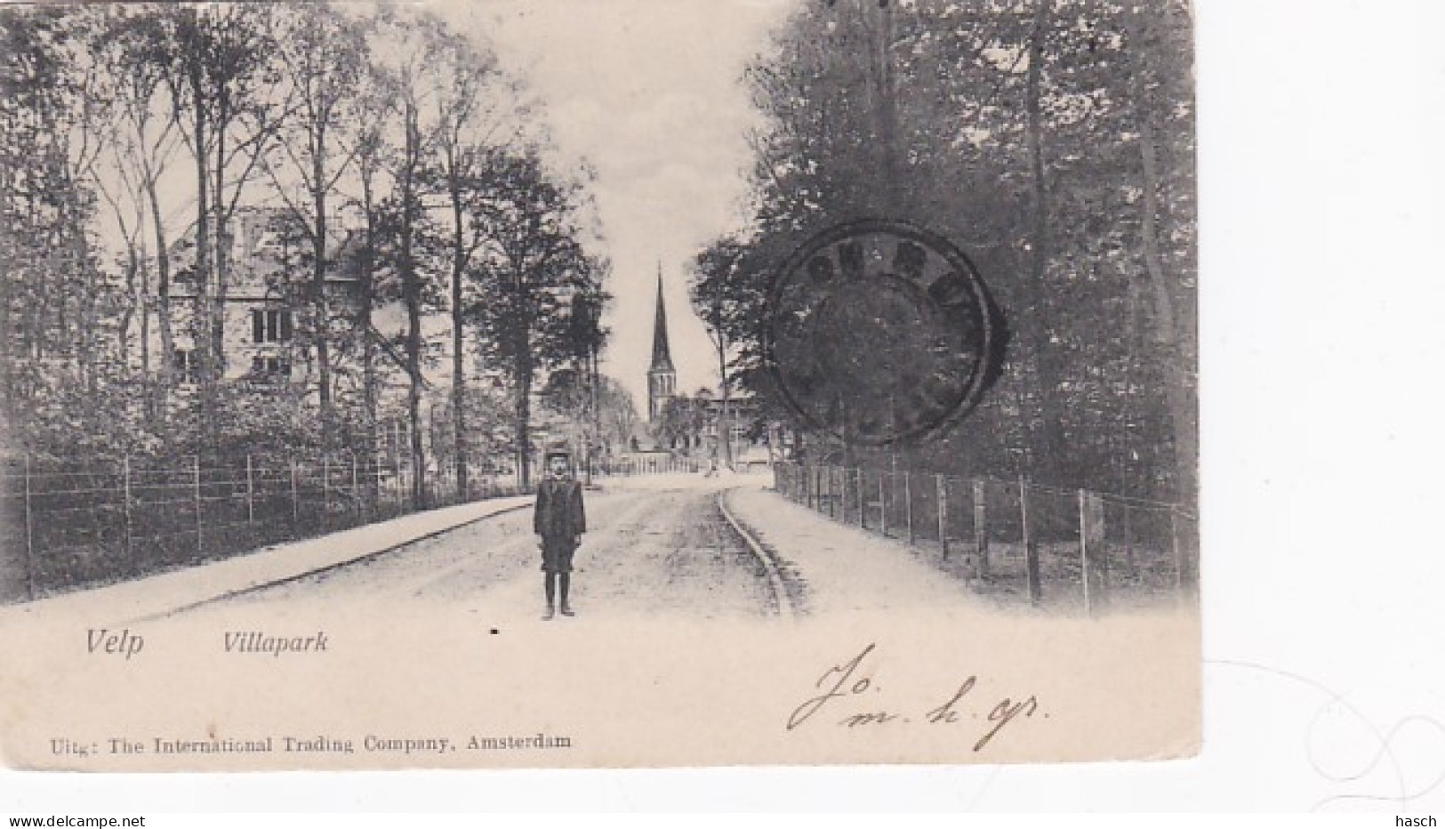 4843483Velp, Villapark. (poststempel 1904)(minuscule Vouwen In De Hoeken) - Velp / Rozendaal