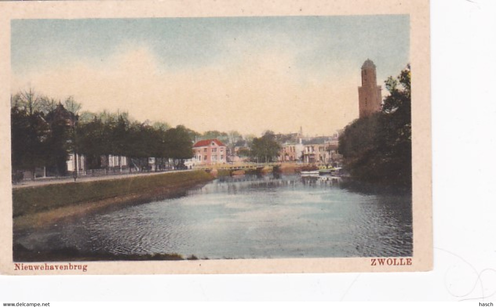 4843490Zwolle, Nieuwehavenbrug. (minuscule Vouwen In De Hoeken) - Zwolle