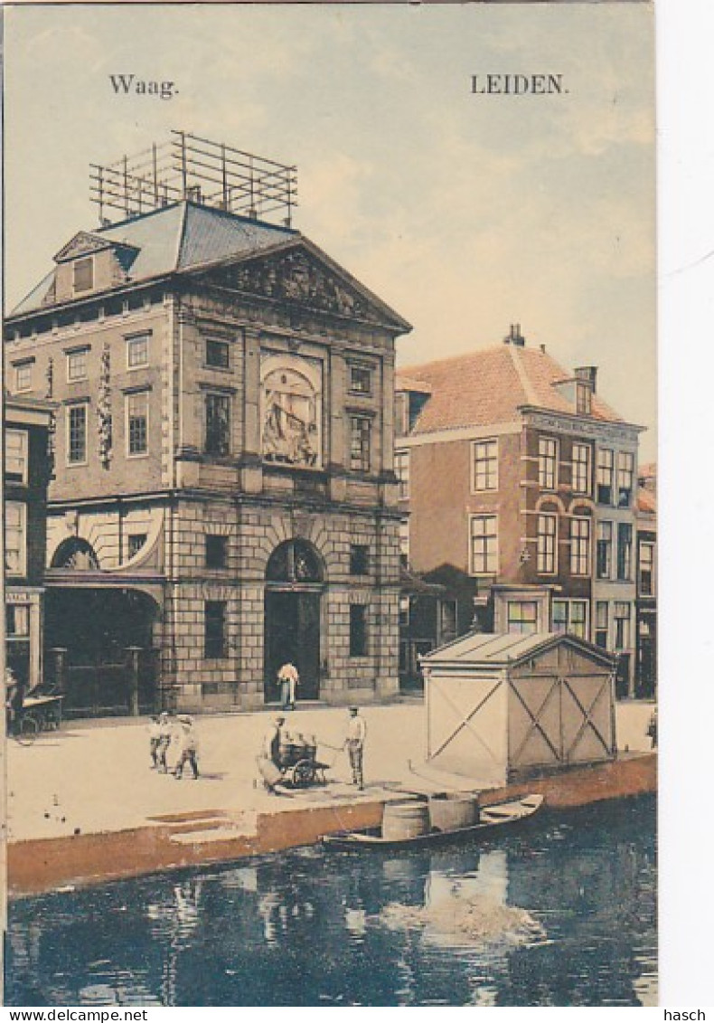 4843530Leiden, Waag. 1912.(doordruk Stempel) - Leiden