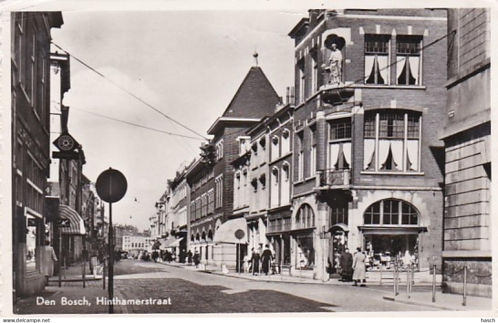 4843540Den Bosch, Hinthamerstraat. 1957. (kleine Vouwen In De Hoeken) - 's-Hertogenbosch