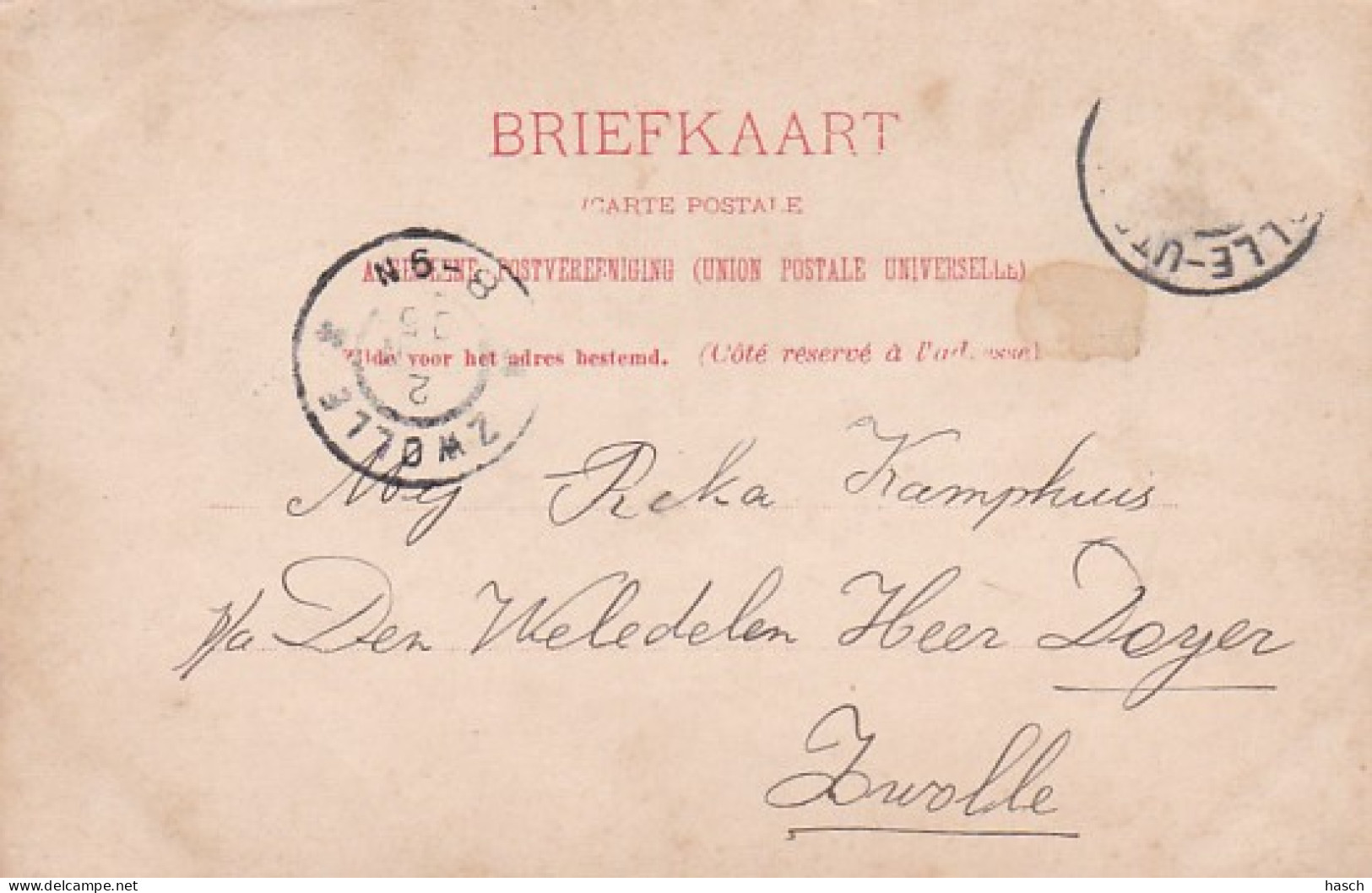 4843552Nunspeet, Pension ,,Rustoord’’. (poststempel 1905) - Nunspeet