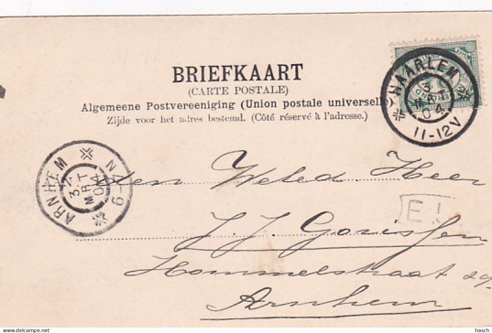 4843560Bloemendaal, Duin En Daalscheweg. (poststempel 1904) - Bloemendaal