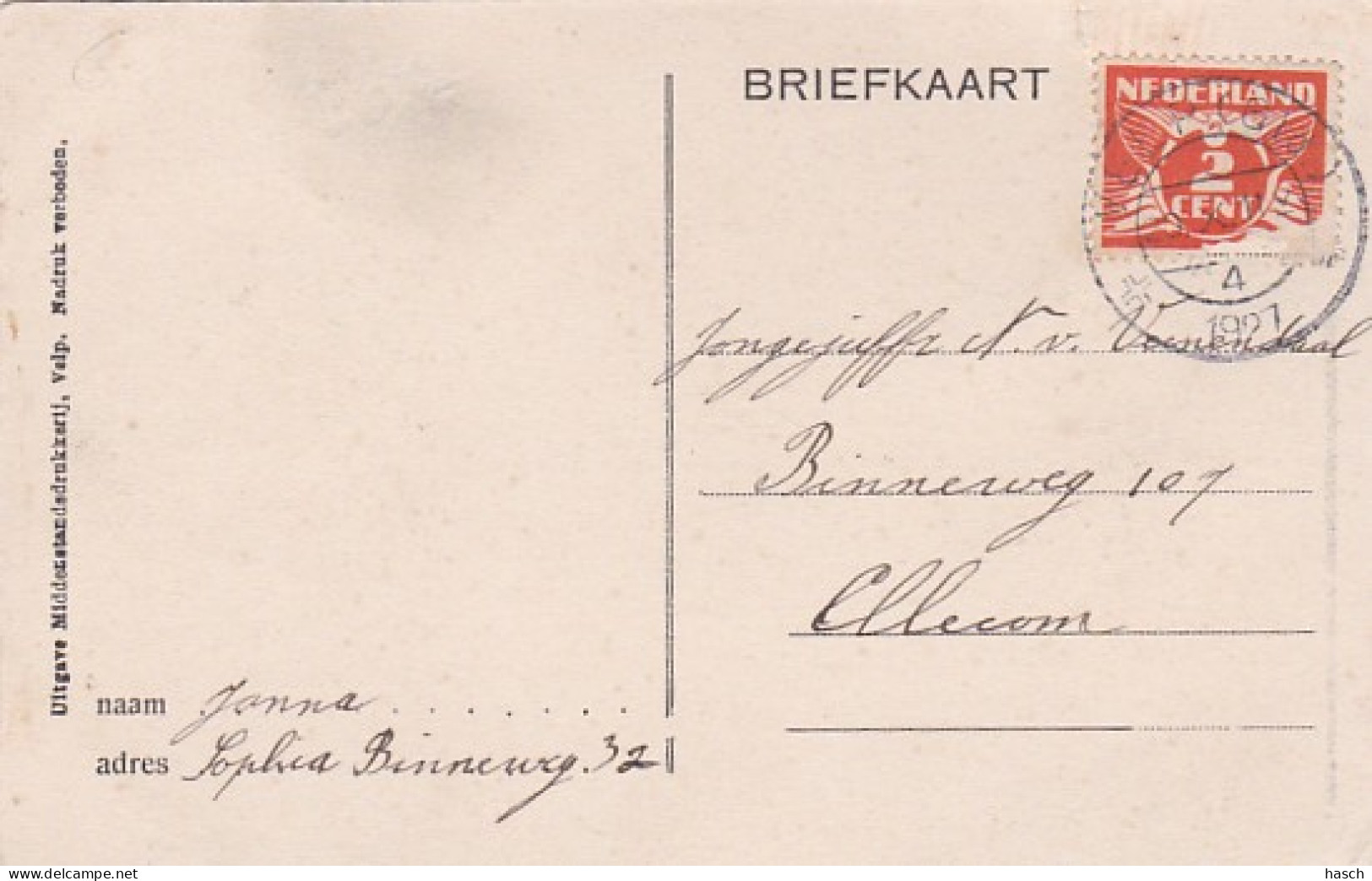 4843603Velp, Tromplaan. 1927. (linksboven Een Scheurtje) - Velp / Rozendaal