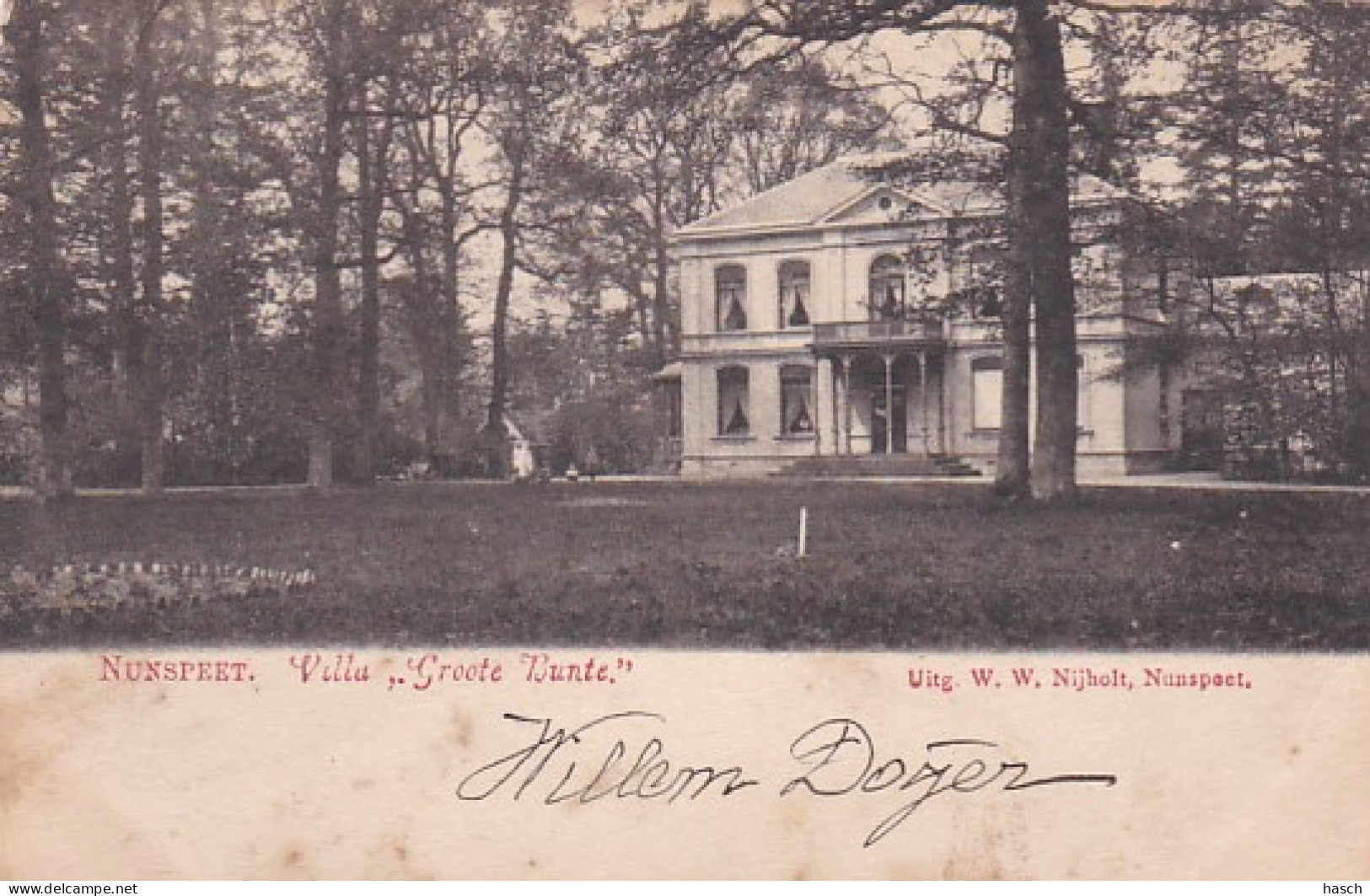 4843632Nunspeet, Villa ,,Groote Bunte.’’(poststempel 1902)(zie Hoeken) - Nunspeet