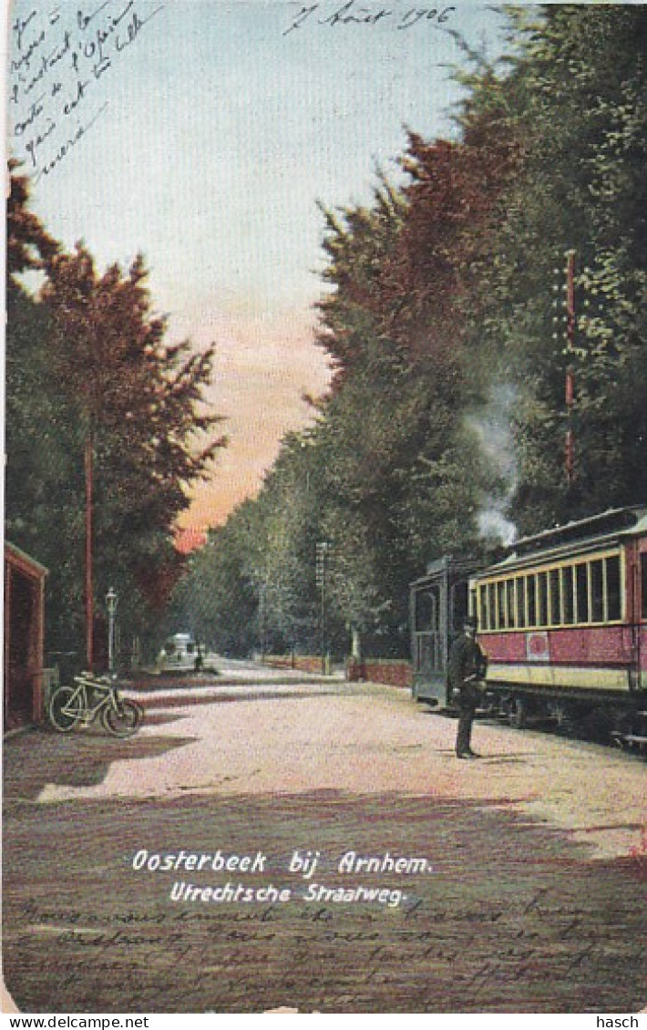 4843657Oosterbeek Bij Arnhem, Utrechtsche Straatweg. 1906. (zie Randen) - Oosterbeek