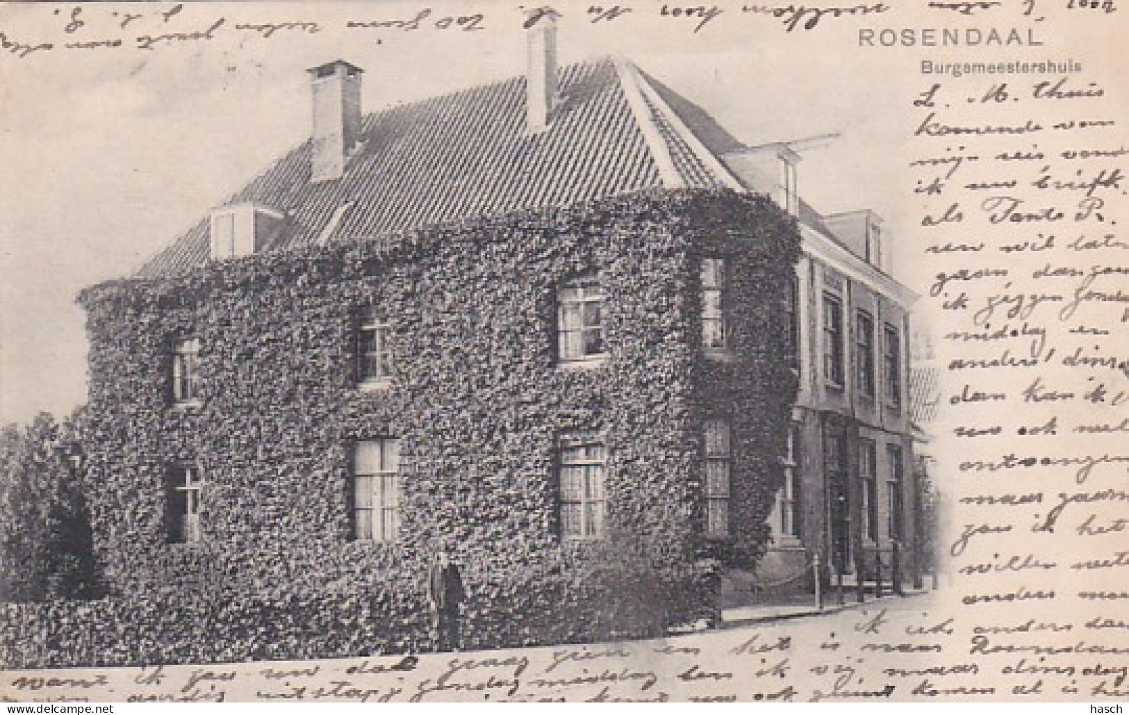 4843660Rosendaal, Burgermeestershuis. (poststempel 1903) - Velp / Rozendaal