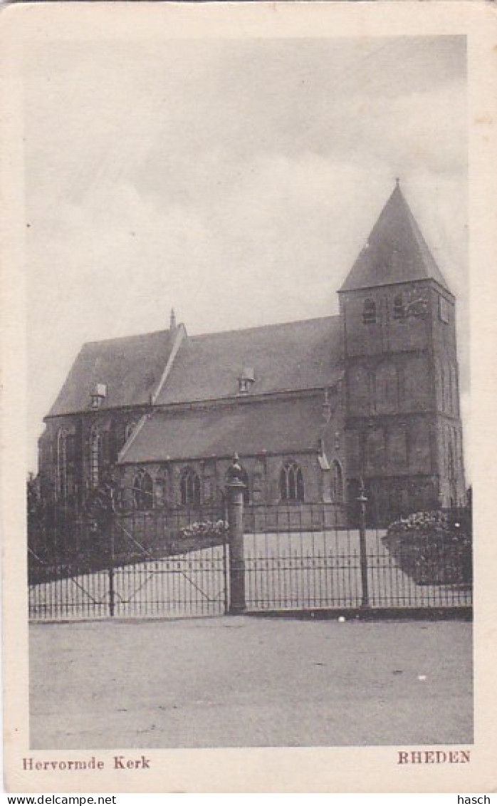 4843700Rheden, Hervormde Kerk. (kleine Vouwen In De Hoeken) - Rheden