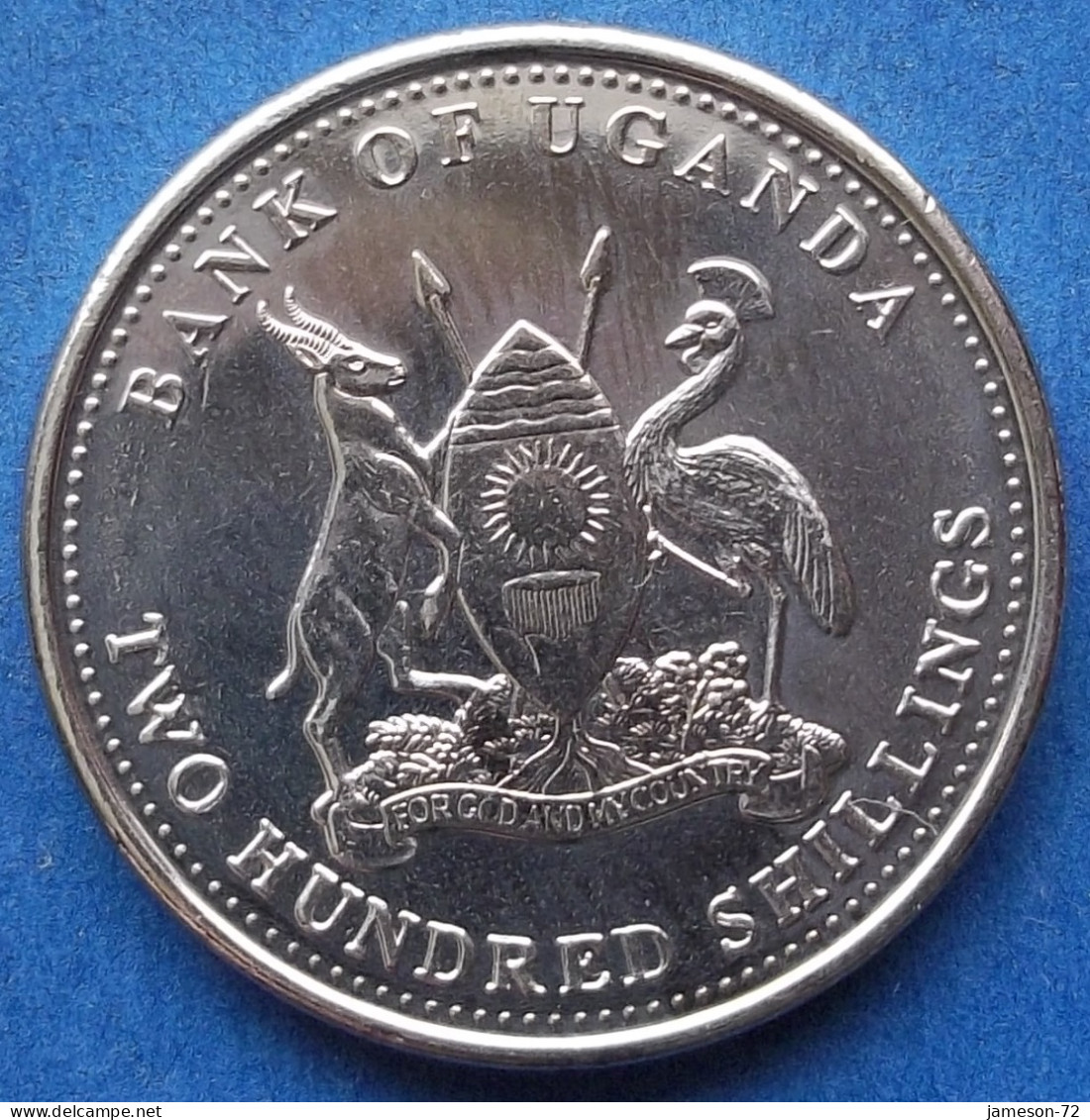 UGANDA - 200 Shillings 2012 "Cichlid Fish" KM# 68a Republic (1962) - Edelweiss Coins - Ouganda