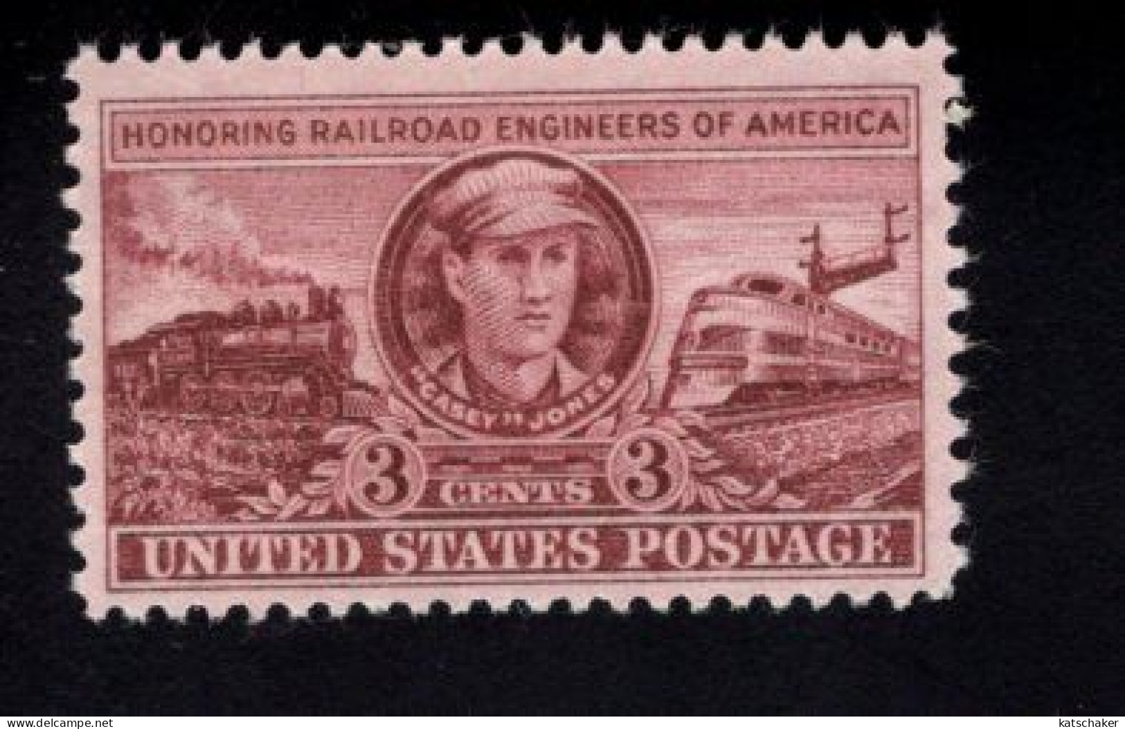 205581111 1950 SCOTT 993 (XX)  POSTFRIS MINT NEVER HINGED - Railroad Engineers TRAINS TREINEN - Ungebraucht