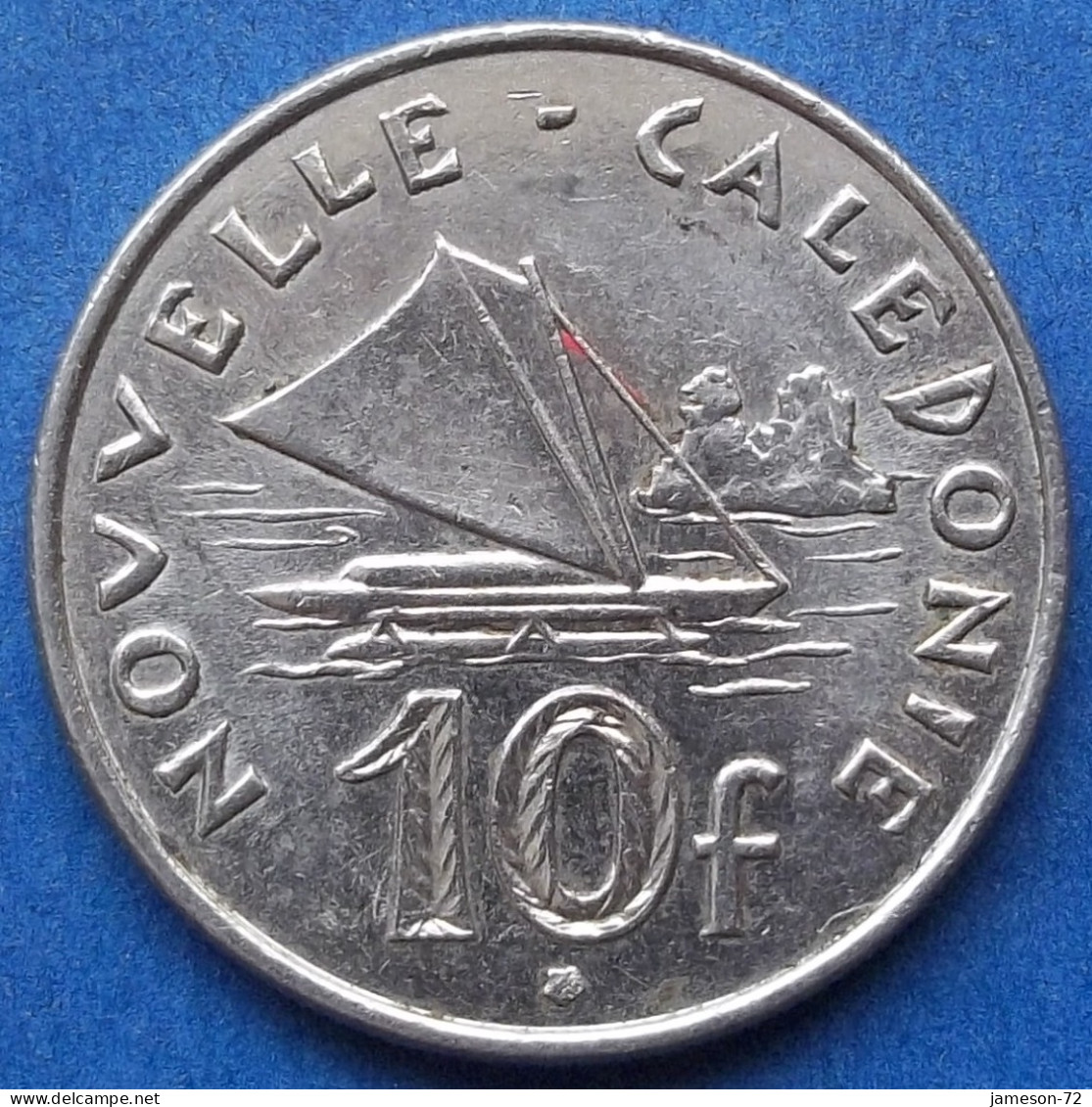 NEW CALEDONIA - 10 Francs 2004 KM# 11 French Associated State (1998) - Edelweiss Coins - Nouvelle-Calédonie